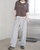 HAVISM Waist Contrast 2-Way Sweatpants(Grey)