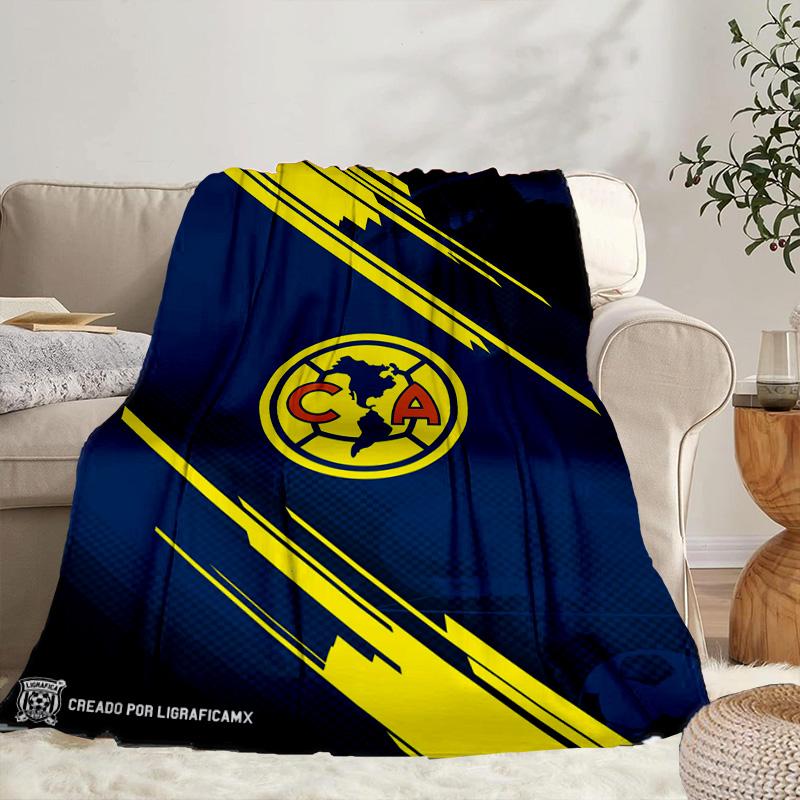 Club America Emblem Portable Blanket/Soft Blanket Bedding Blanket Suitable for Travel Camping Living Rooms Offices Sofas Fan Gifts