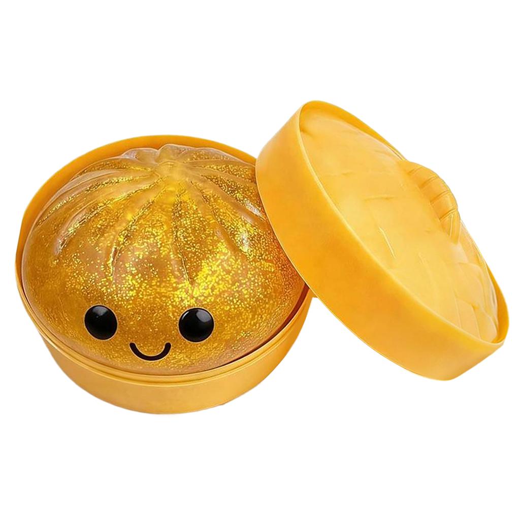 Glitter Dumpling Glitter Dumpling Squishy Box Dumplings Squishy Anxiety Relief Fidget Soft Squeeze Decompression Dough Ball Gift
