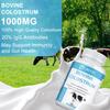 Bovine colostrum dietary capsules, high purity, immunoglobulins, boosts immunity, suitable for adults.