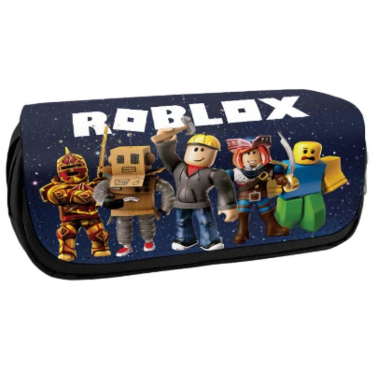 3d New Virtual World Roblox Dual-layer Pencil Case For Elementary And Middle School Students