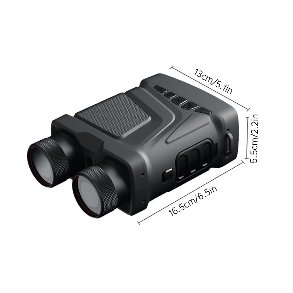 Xtahdge Digital Night Vision Binoculars, All Black, Full Color, 4K, All Black, 800 Meter Large Screen, Infrared Telescope