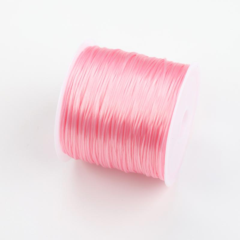 Elastic Cord Roll for Beading: 60m Bracelet & Pearl Thread