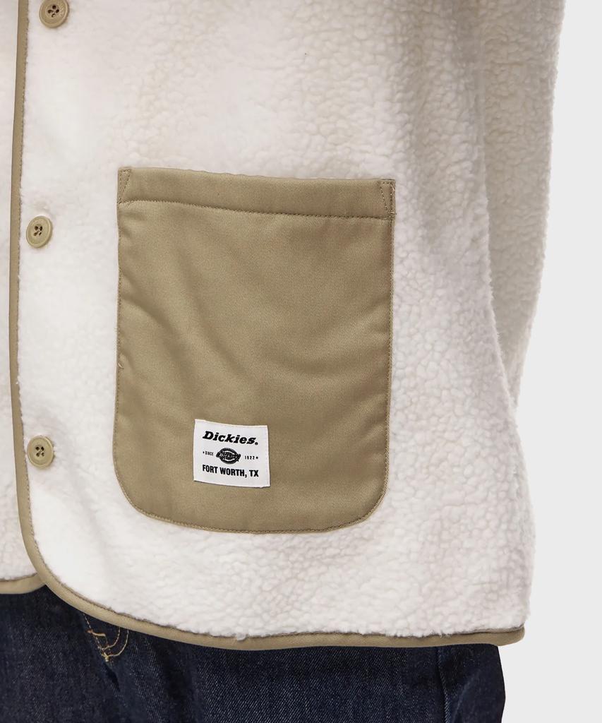 Dickies Relaxed Fabric Blocking Vest Cream