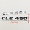 3D ABS Car Letters Logo CLE300 CLE450 Badge Sticker Rear Trunk Emblem For Mercedes Benz CLE300 CLE450 Auto Model Accessories