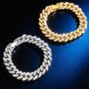 Hip-Hop Men'S Full Diamond Bracelet, Environmentally Friendly Electroplated Hiphop Domineering Bracelet Bracelet Jewelry, Source