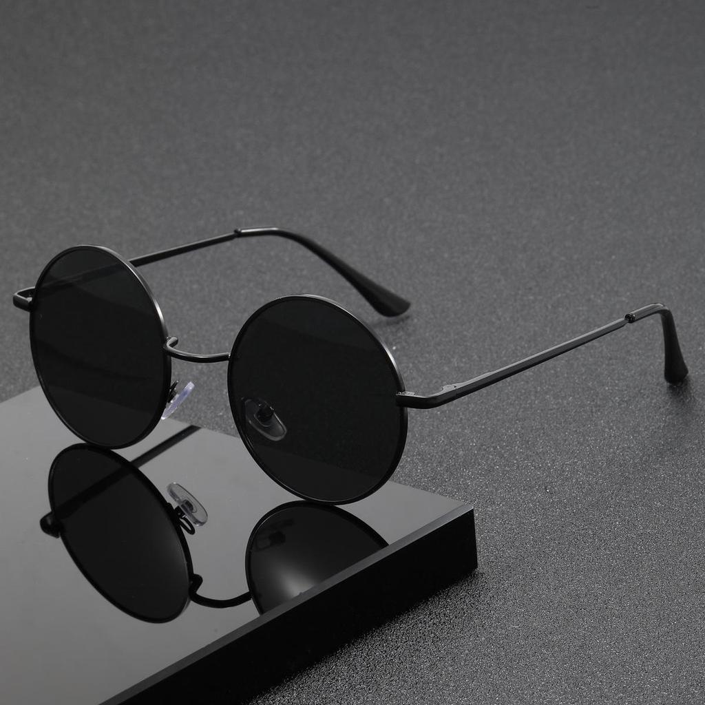 25 Slimming Small Round Trendy Retro Prince Anti-UV Sunglasses