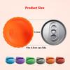 The New Best-selling Silicone LIDS for Cans Soda Cans Cups Cola Seals and Beer Bottles Are Reusable and Easy To Use Cup Holders 5