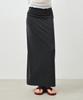MONGDOL Foldable Banding Long Skirt Charcoal Mdsk034Charcoal