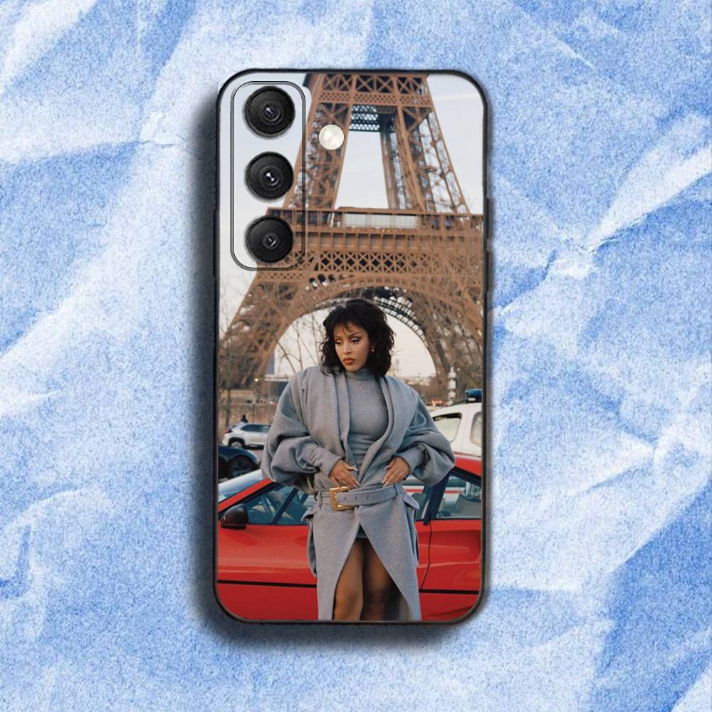 D-Doja C-Cat Vie Phone Case For Samsung S 25,24,23,22,30,21,10,9,Ultra,Plus,Lite,FE,4,5G Black Soft Case