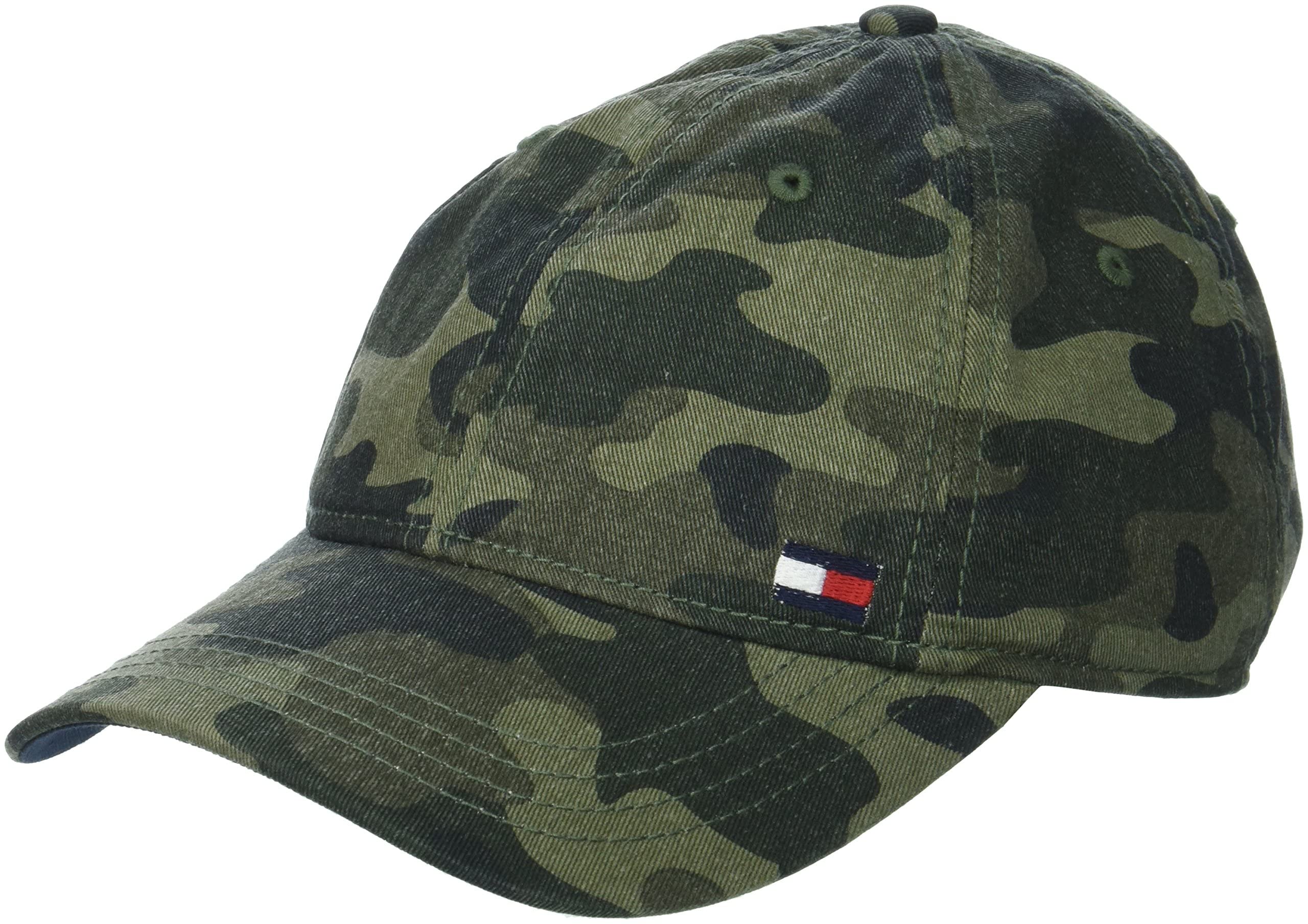 

Tommy Hilfiger Dad Hat Billy Corner Flag One Size Free Size Men s Cap, Camouflage,