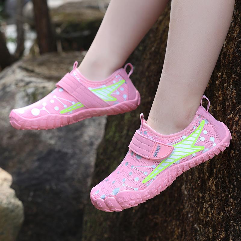 Kids Students Barefoot Quick-Drying Beach Swimming Shoes Children Aqua Shoes Indoor Fitness Running Shoes Boys Girls Water Shoes