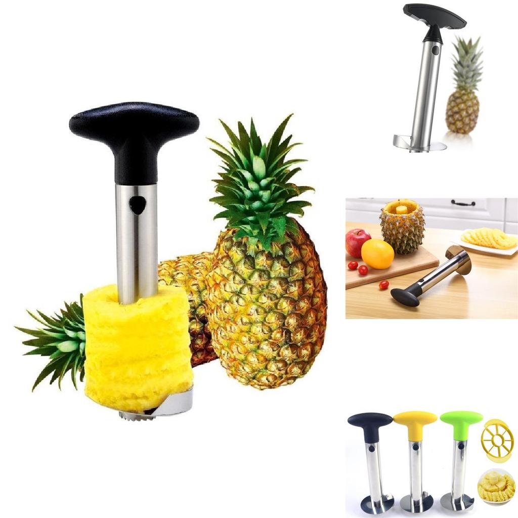 Stainless Steel Pineapple Corer Slicer With Comfortable Handle For Kitchen Use**