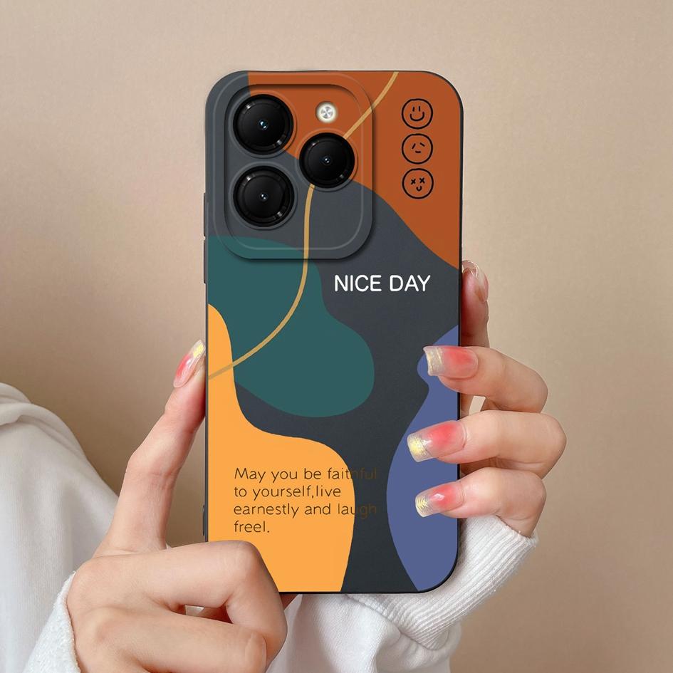 Etui na telefon do Infinix Zero 30 Hot 40 Note 40 Pro+ GT 20 Pro Itel RS4 4G Modny wzór w kratkę Wysokiej jakości silikonowy miękki antypoślizgowy luksusowy pokrowiec