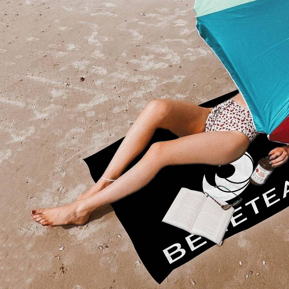 B-BENETEAU Logo Microfiber Printed Beach Towel Mountain Climbing Yoga Beach Swimming Running Absorbent Soft Towel