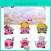 Kirby French Fries Burger Cake Series Pvc Figures Set Of 6 Desktop Car Decorations