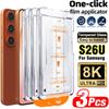 Pachet 1/2/3 Folie de Protecție Ecran Fără Praf Pentru Samsung Galaxy S26/S26 Ultra/S26 Plus S24 S25 S26u Film din Sticlă Călită cu Instalare Ușoară