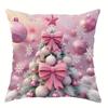 Cute Santa Claus Snowman pillowcase Christmas and New Year gift suitable for home room living room sofa cushion cover