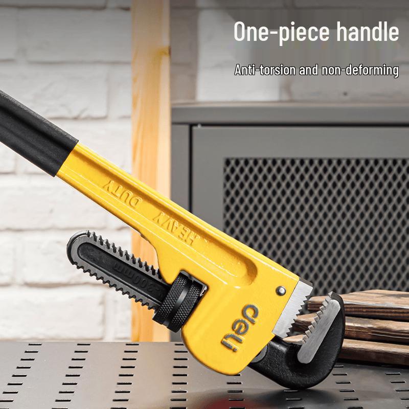 Deli Heavy-Duty Pipe Wrench