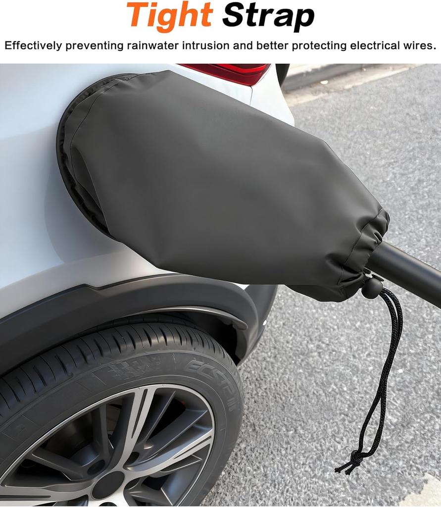 Xiaomi EV Charger Cover, Waterproof Charging Port Cover, Rain Snow Protection, Magnetic Adsorption Universal for Most Electric Cars