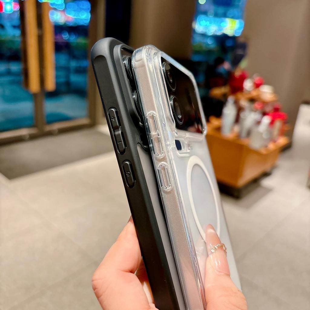 Schlanke Matte Klare Für Magsafe Magnetische Handyhülle Für Xiaomi POCO F8 Mi 17 Pro Max 15 Ultra 14 T Redmi K90 Pro Harter Stoßfänger