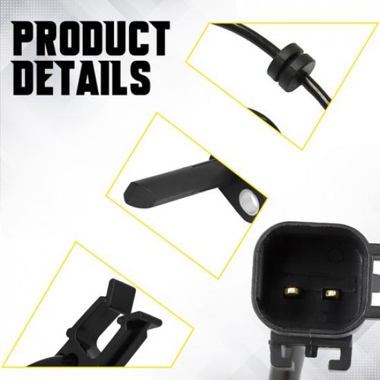 Rear ABS Wheel Speed Sensor Left Right for 09-17 Chevy Traverse Buick Enclave EV
