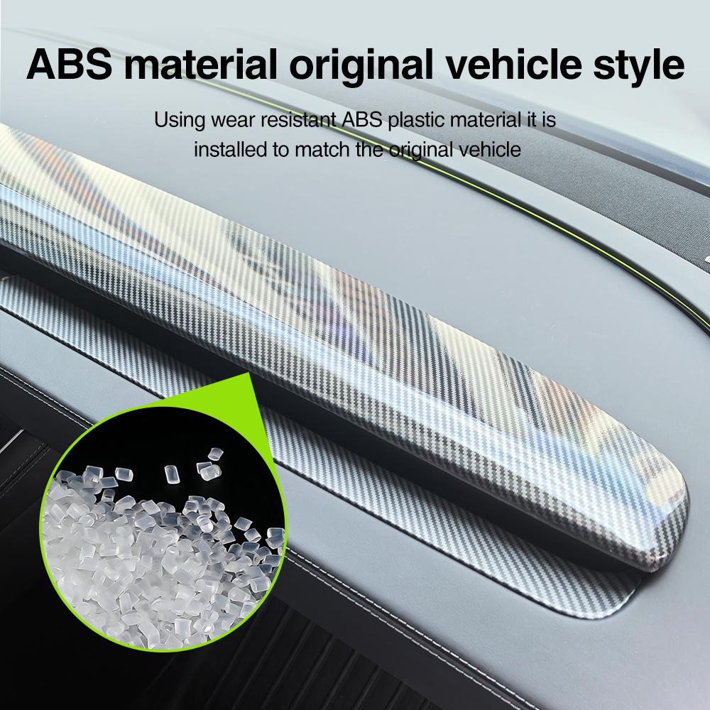 Geeignet für Tesla Model 3 Highland Model Y Juniper Model Y L 2025 Armaturenbrettabdeckung vorne geteiltes ABS-Panel Dekoration Auto Innenraum