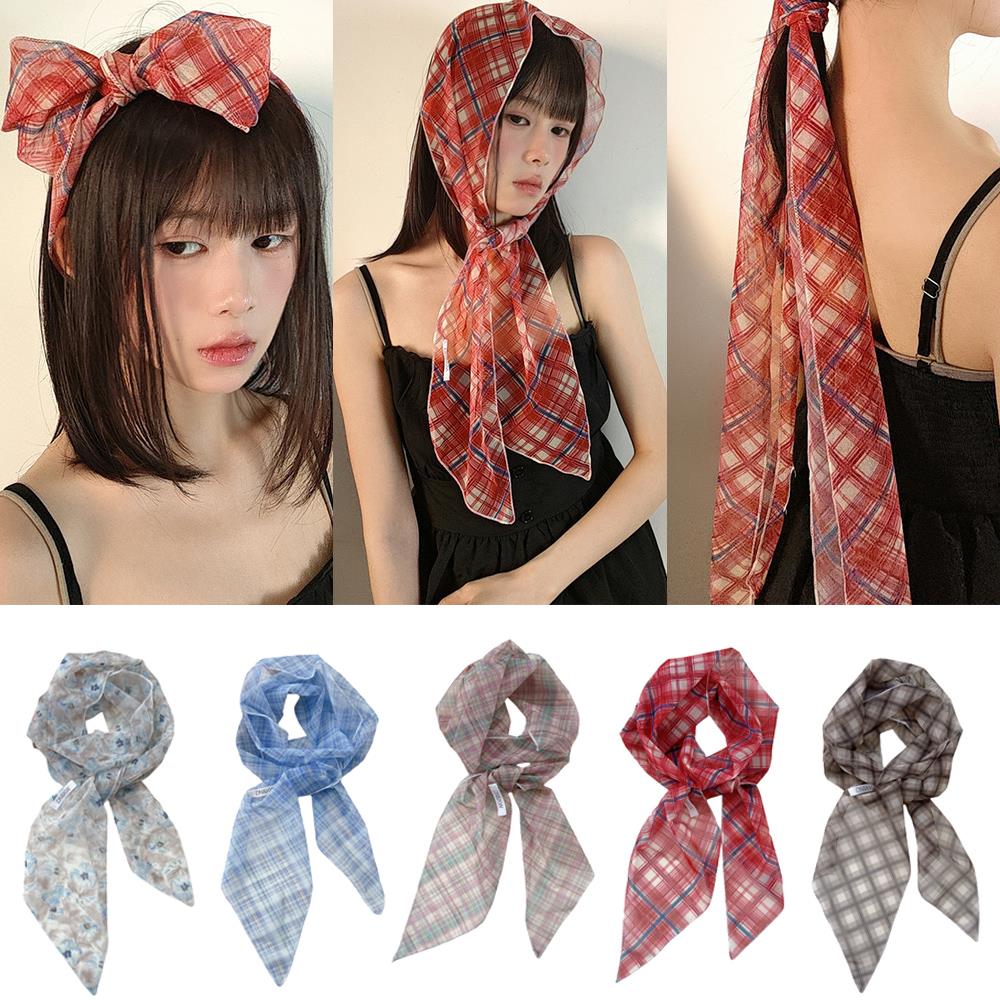Women Ribbon Headbands Choker Streamer Hair Band Long Ribbon Bowknot Hairbands Hair Scrunchie Scarf Y2k Chic Decor Necktie