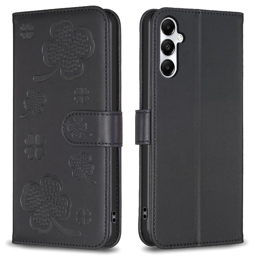 For Samsung Galaxy A16 5G/A16 4G Case Clover Pattern Wallet Stand View Leather Phone Cover