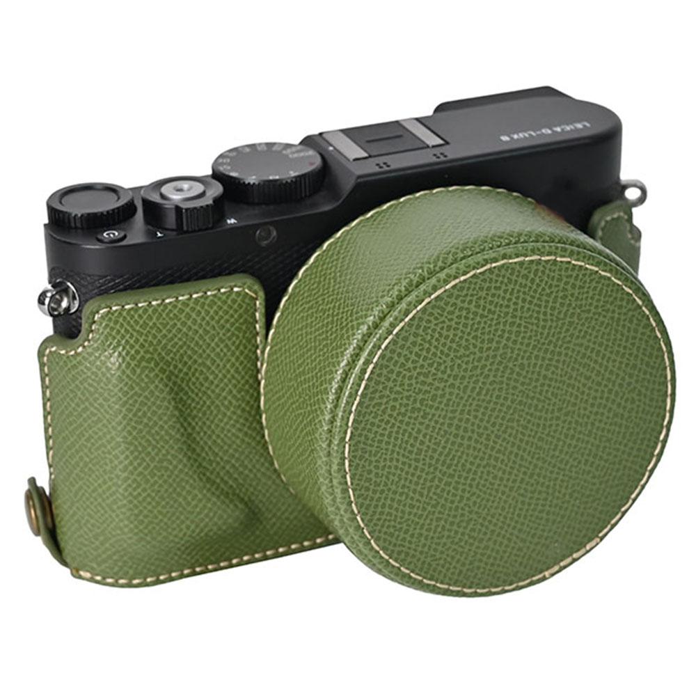 For Leica D-Lux 8 Camera Case PU Leather Protective Cover with Lens Cap A