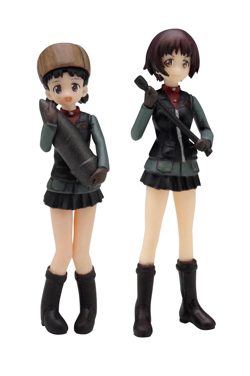 

PLATZ GPF-21 1/35 Scale Figure Set of Nina & Arena from Girls & Panzer the Movie Pravda High School