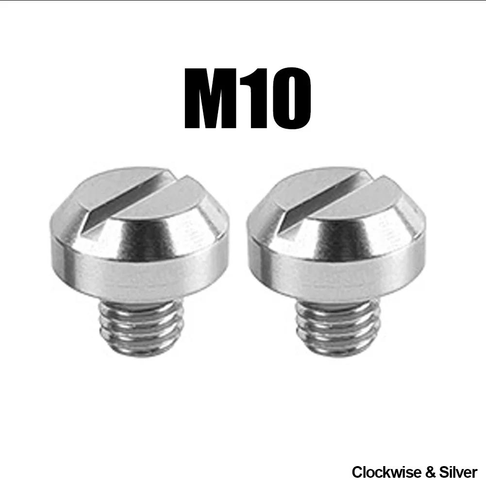 2Pcs Motorcycle M8 M10 CNC Aluminum M8 Rear View Mirror Hole Plugs Screws Rearview Mirror Anti-Rust Holder