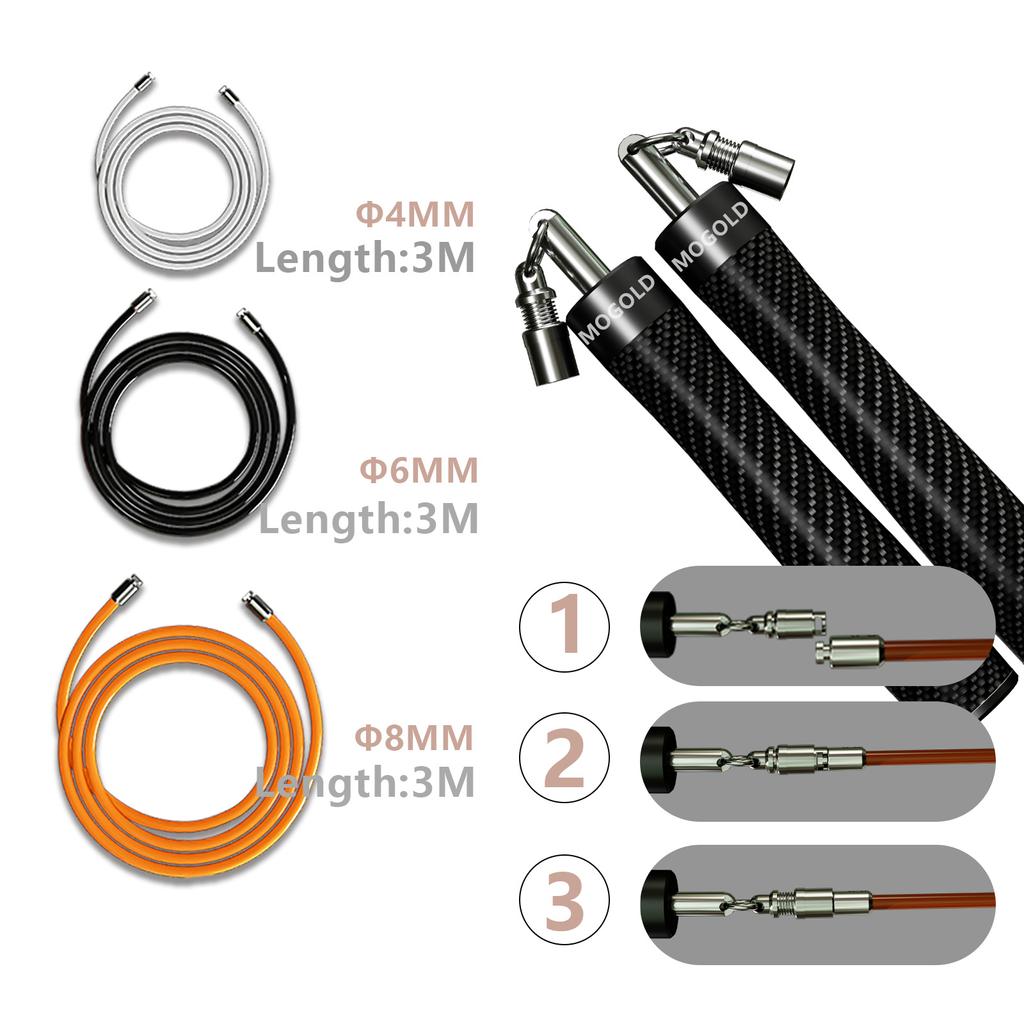 Gym Crossfit Jump Rope Professional Equipmentcomba Crossfit Weighted Sport Rope Boxing Exercise Segmented Rope Bodybuilding Man