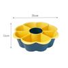 1/2pcs Multi Functional Hot Pot Platter with Double-layer Drain Basin, Large Capacity Rotating Basin, Essential for Hot Pot