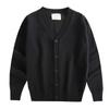 4-12 år Kid Strikket Cardigan Coat Vinter V-hals Knapp Genser