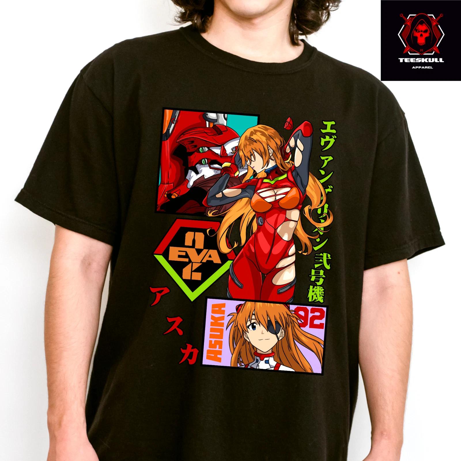 NEON GENESIS Asuka Langley Soryu Anime Character Unisex Premium T-Shirt 3XL