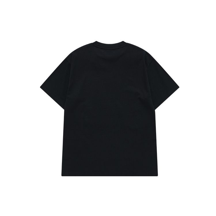 FILA Fusion X Aries Round Neck Casual Breathable Sports Printed Short Sleeve T-Shirt Unisex Tops Deep-Black T11U218101F-BK
