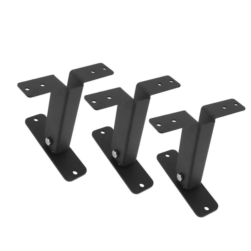 3er-Pack Dachträgerhalterungen, Edelstahl, robuste Satteldachträger-Pfosten- und Balkenhalterung