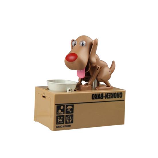 Robotic Dog Pengar Spara Box Automatisk Mynt Spargris Penglåda Barn leksak present