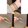 Minimalist Gold Plated Arrow Pattern Bracelet For Women Fashion Jewelry Accessory