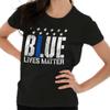 Patriotic Police Protest Blue Lives Matter Graphic T Shirts for Women T-Shirts