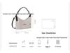 High-Quality Dragon Inlay Bamboo Joint Women's Crossbody Tote - Large Capacity Canvas Commuter Bag