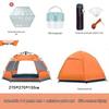 Quick Open Folding Double Layer Tent for 3-5 People - Perfect for Camping, Beach, or Park