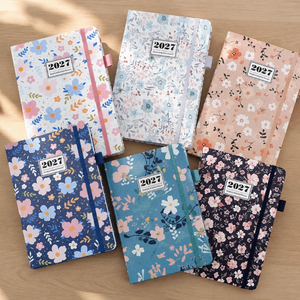 English A5 Agenda Planning Notebook 12 Months To-do List Notebook  Travel