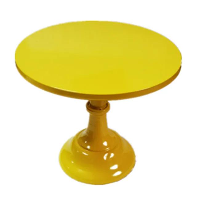 

Подставка для торта, домашний столик для вечеринок, стойка для демонстрации десертов, поднос для десертных тортов, стол для холодных закусок, чайный перерыв, центральная стойка для послеобеденного чая, металл 8inch(20cm) жёлтый