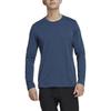 adidas T Shirts Men's Marine Blue Crew Neck Moderate Straight Fit HM4785