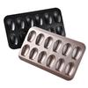 12-Cavity Nonstick Madeleines Pan Thickened Carbon Steel French Shell Cake Mold Dessert Pastry Pan 12-Cup For Home Baking Party