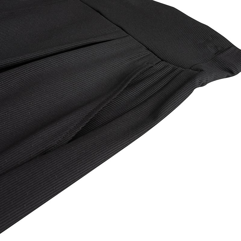 Anta Simple Solid Color Wide Leg Knitted Sports Pants Women bottoms Black 962627304-3