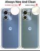Airbag durchsichtige Handyhülle für Moto G85 G84 G82 G73 G71 G64 weiche TPU-Rückabdeckung für Moto G54 G62 G53 G52 G42 G34 G32 G31 G24