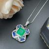 Jewelry Set, Ring, Necklace Will Change Color, Red Corundum, Colored Zirconium, Women'S High-End Fashion, Light Luxury And Versatile.